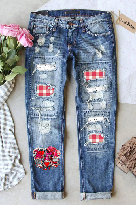 Gnomies Ripped Denim Jeans