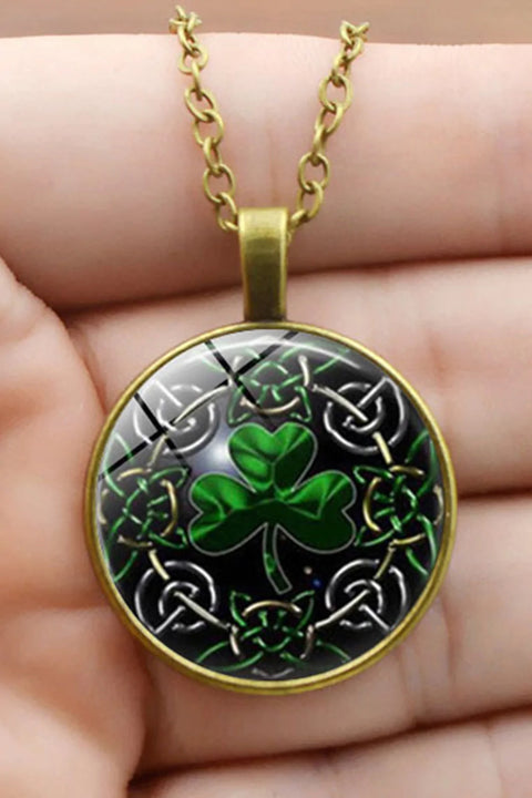 Clover Time Gem Necklace