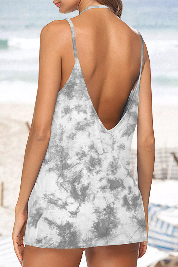 Gradient Mom Grandma Great-Grandma Print Beach Halter Top