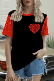 Labyrinth Heart Ventricle Flash Piece Short Sleeve T-shirt