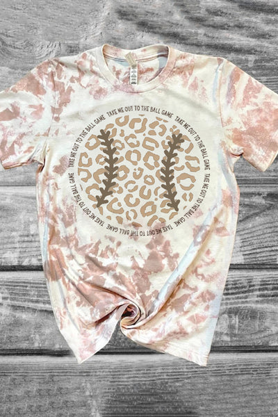 Leopard Baseball Bleached Shirt