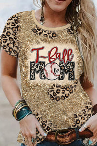 T-Ball Mom Bleached shirt