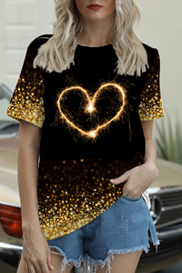 Love Fireworks Glitter T-Shirt