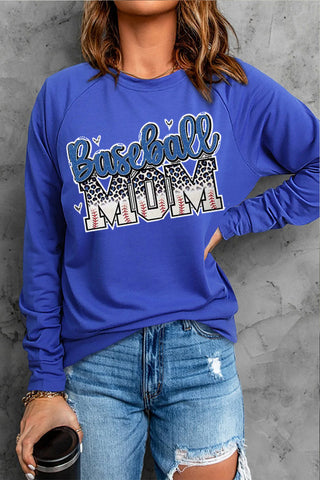 Baseball Mom Rundhals-Sweatshirt