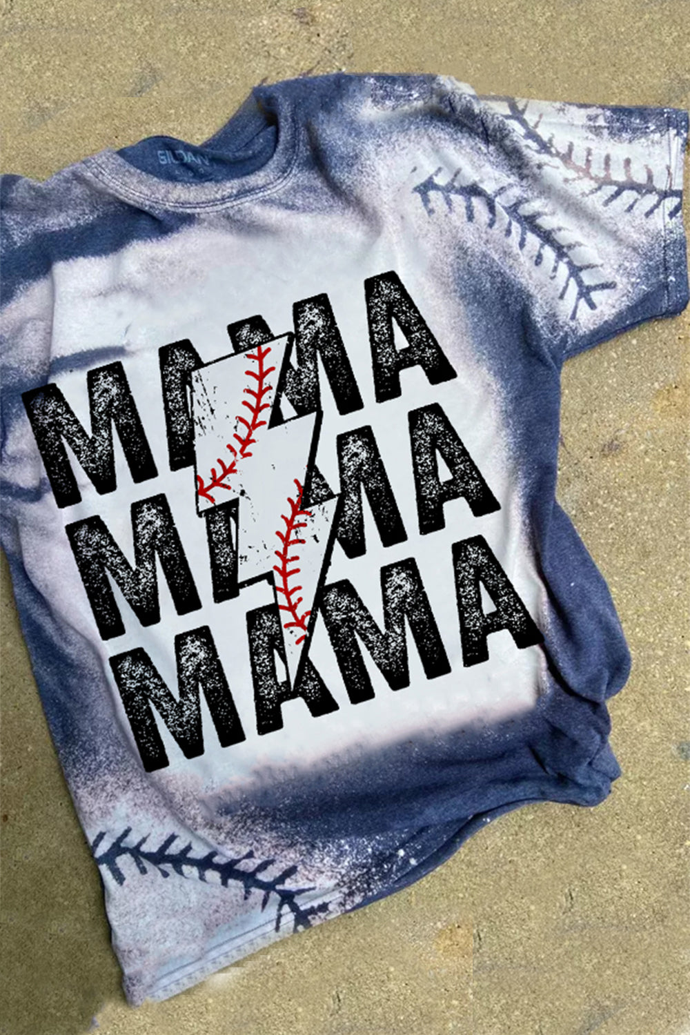 Baseball MAMA Bleached Shirt