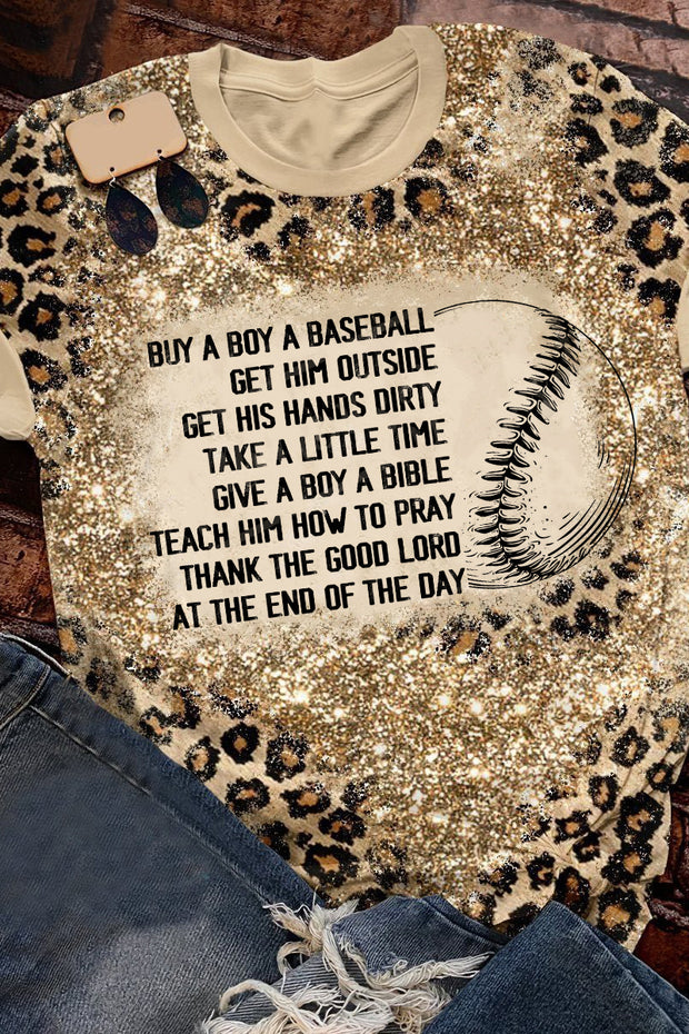 Buy A Boy A Baseball Bleached Shirt