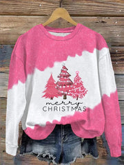 Women's Christmas Santa Claus Cute Casual  Sweatshirt