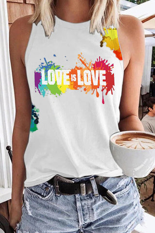 Love Is Love Rainbow Tank Top