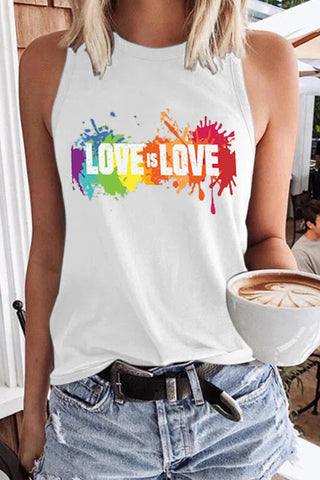Love Is Love Rainbow Tank Top