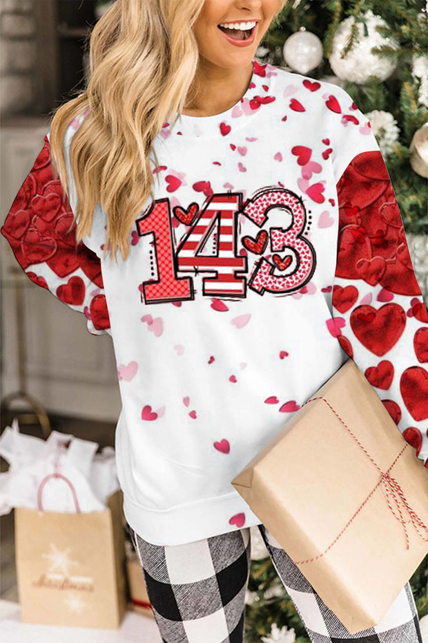 One Two Three Love Sweatshirt