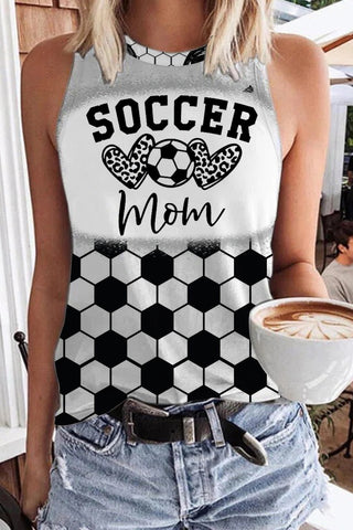 Soccer Mom Print Tank Top